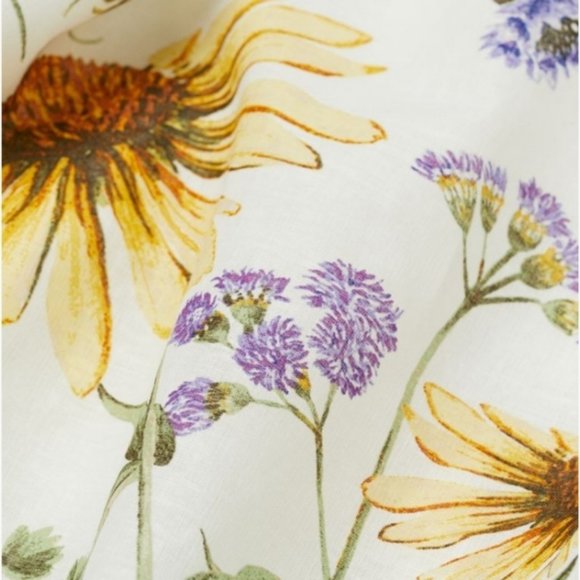 LAST DAY - H&M Wildflower Linen Blend Floral Dress - Picture 10 of 10
